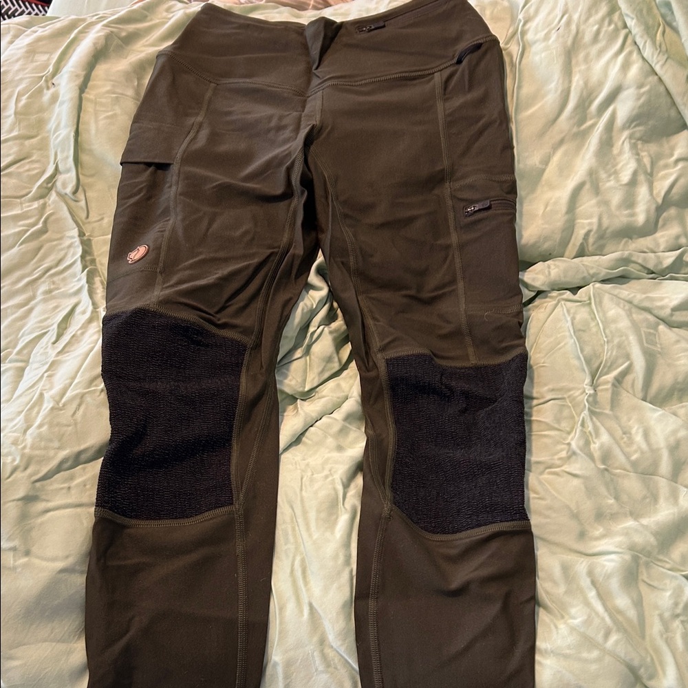 Fjallraven sold out forest green abisko trekking leggings W